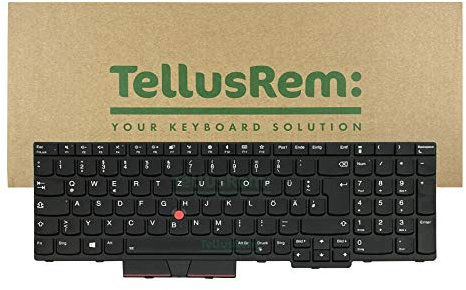 TellusRem ersatztastatur Deutsche Hintergrundbeleuchtung für Lenovo Thinkpad T570 T580 P51s P52s