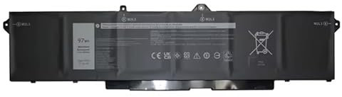 7XINbox 11,4V 8071mAh 97Wh 9JRV0 05RGW 005RGW 53XP7 053XP7 Laptop-Akku kompatibel mit Dell Latitude 15 5521 5531 Precision 15 3561 3571 m17 R5 AMD