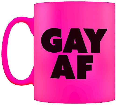 Grindstore Gay AF Neonbecher Rosa