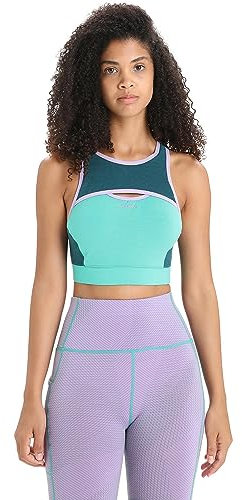 Icebreaker ZoneKnit Sport-BH Fresh/Green Glory/Cb S
