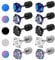 Firtink 5 Pair Titanium Stud Earrings: Screw Back, Hypoallergenic, Rainbow 5A Cubic Zirconia