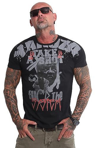 Yakuza Herren Shot T-Shirt, Schwarz, M