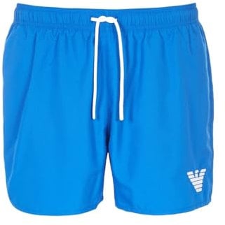 Emporio Armani Essential Eagle Logo Swim Boxer, Boxer Uomo, Blu (Royal Blue), 50