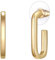 Lulu Jane Damen Ohrringe aus Metall-Legierung Modeschmuck Ohrstecker gelbgold