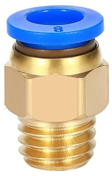 M6 * 1 M8 * 1 M8 * 1.25 M10 * 1 M10 * 1.5 M12 M14 M16 M20 raccord de tuyau raccords de tuyau pneumatique raccord de tuyau PC 4mm 6mm 8mm filetage (Color : M14x1.5, Size : PC8)