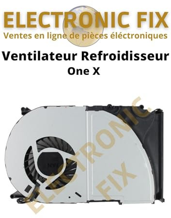 ELECTRONICFIX Ventilateur Interne de Refroidissement Hautes Performances Compatible avec Xbox One X - Cooling Fan de Remplacement Durable et Silencieux