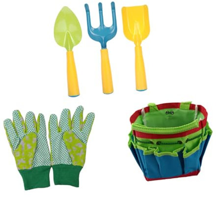 MILISTEN 1 Satz Gartenwerkzeug gartengeräte Kinder gartengeräte für Kinder Garten-Rechen Blumenset für Kinder Garten Pflanzset Gartenpflanzwerkzeug Pflanze einstellen Spielzeug Stoff