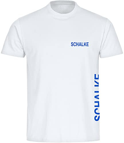 multifanshop Herren T-Shirt - Schalke - Brust & Seite