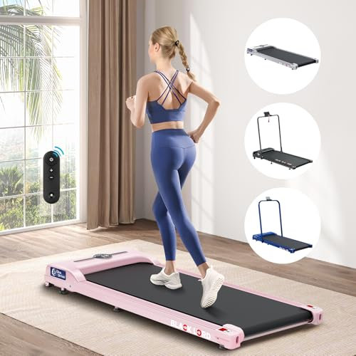BLACK LORD Laufband, elektrisch, Trainingsgerät, 2,2 PS, Fitnessgerät, Walking-Jogging-Trainer für das Fitnessstudio zu Hause, Büro, kommerzielle Serie, Rosa