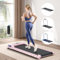 BLACK LORD Laufband, elektrisch, Trainingsgerät, 2,2 PS, Fitnessgerät, Walking-Jogging-Trainer für das Fitnessstudio zu Hause, Büro, kommerzielle Serie, Rosa