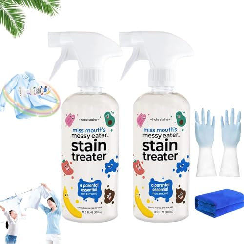 Stain Treater Spray, 300ml Stain Treater, Fleckenentferner Kleidung, Gallseife, Wäschefleckenentferner Für Kleidung, Polst (2 Stücke)