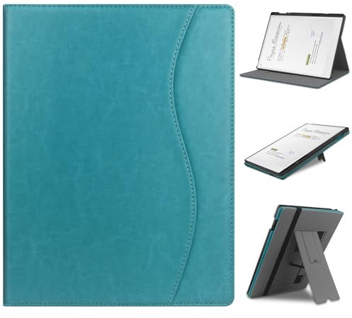 HoYiXi Étui pour 11.8” Remarkable Paper Pro (2024 Released) – avec Support Pliable et Poche pour Stylo, Remarkable Paper Pro with 11.8” Color Display Tablette Cover Case, Auto Sleep/Wake-Vert
