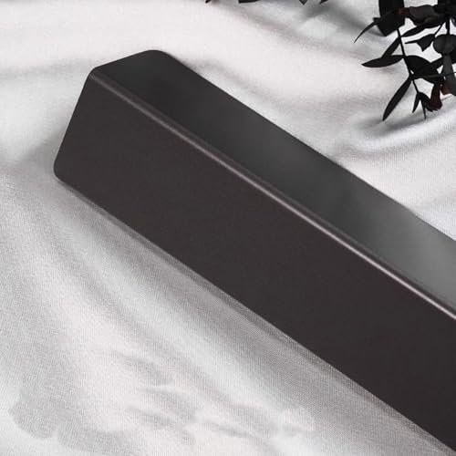 ZIMGOD Door Threshold Strip Aluminum Alloy Stair Edge Nosing 90 Degree, Doorways Staircases Nose Molding for Wall Corner Protector, Stairs Cover Trim for Concrete Steps(Dark Grey)