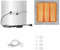 FPSWRX LED Grow Light, led Quantum Board Phytolamp Plant with Reflector Cover, Full Spectrum, Hanging Grow Light for Indoor Plants Vegetable Seedling Veg, Bloom and Fruiting,Sunlight