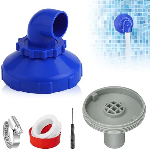 Riisoyu Pool Einlaufdüse 360° drehbar, Ø32 Pool Auslassdüse Drehbar Pool Düse Set Einlaufdüse Pool Intex Pool düse Düse Auslass Ausströmer Zubehör für Intex Bestway Pool Düse Auslass