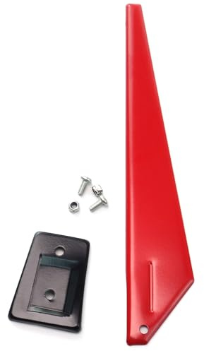 FDXGYH Mailbox Flag Galvanized Sheet Mail Box Flag Replacement Kit for Metal Brick Stone Wood and All Other Surfaces