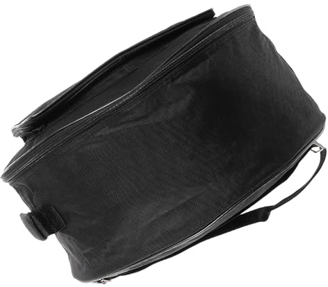Snare Drum Tasche aus Oxford, Schwarz, Tragetasche für 13-14 Zoll | Schlagzeugzubehör mit Schultergurt, Leicht und Portabel, für Live Auftritte und Outdoor Shows