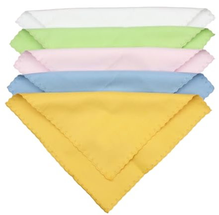 Lot de 5 chiffons de nettoyage en microfibre pour basse électrique, chiffon antistatique, multi-usage pour piano, violon, guitare, basse électrique et instruments à vent