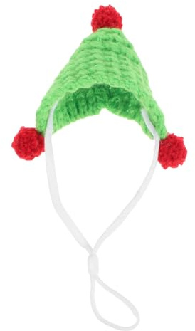 ibasenice Strickmütze Für Kleintiere Kleine Gestrickte Mützen Für Meerschweinchen Und Hamster Weihnachtskostüm Für Tiere Süße Mützen Für Haustiere