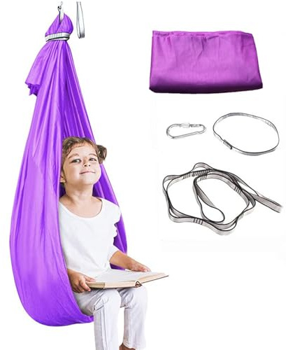 Play Hammock- 26 x 17 x 3 cm Indoor Swing Swing | 415G Multipurpose Hammock Chair Swing | Calming Soothing Swing for Game Room, Game Room, Classroom Game Room