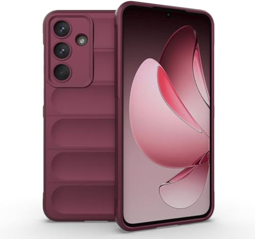 RankOne Airbag Funda de Silicona Líquida para Samsung Galaxy S25 FE (6.7 Inches) - Morado Oscuro