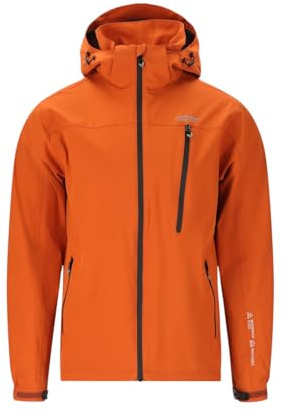 WEATHER REPORT Delton Herren Regenjacke mit Kapuze wasserdicht (15.000 mm), winddicht & atmungsaktiv. Mit abnehmbarer Kapuze, reflektierenden Elementen & YKK-Reißverschluss. PFC-frei. - XL