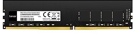 Lexar UDIMM RAM DDR4 8GB 3200MHz, DRAM 288-Pin RAM, U-DIMM PC Memoria, Memoria Desktop, Memoria per PC, Computer ad alte Prestazioni, Aggiornamento del Modulo RAM, CL22-22-22-52, 1.2V | Potente aggiornamento del modulo di memoria, PC/memoria del computer, CL22-22-22-52 1,2 V