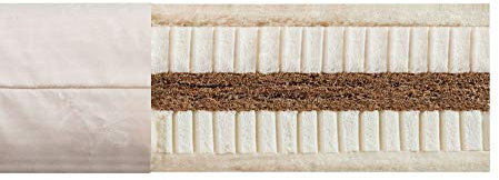 bionik Biotrio Bio-Kindermatratze Matratze für Kinderbett mit Kern aus latexierter Kokosfaser und Naturlatex 90 x 200 x 14 cm