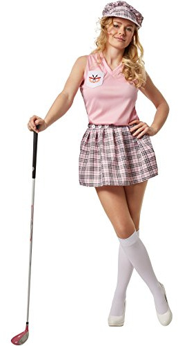 dressforfun Frauenkostüm Golferin | Sportives Golf-Outfit | incl. Golfmütze mit Sonnenschild (M | no. 301795)