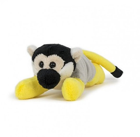 Unbekannt Stofftier Totenkopfäffchen 15 cm, Pettie, Kuscheltier, Plüschtier, Totenkopfaffe AFFE Affen
