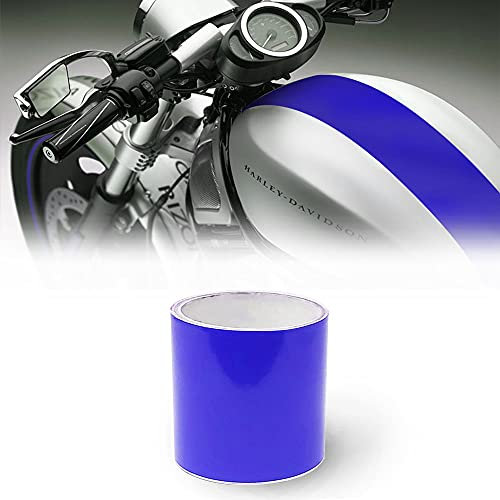 4R Quattroerre.it Strisce Adesive Moto Bike Racing Stripe 1 Filo, Blu, 10 cm x 2 m