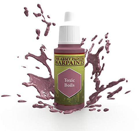 The Army Painter | Warpaint | Toxic Boils | Acrylic Non-Toxic Heavily Pigmented Water Based Paint for Tabletop Roleplaying, Boardgames, and Wargames Miniature Model Painting