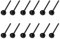 HEALLILY 2mm durable verre yeux de poupée pratique léger noir sûr jouet yeux yeux de sécurité pour peluche bricolage marionnette noir 50 paires