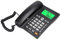Tosuny Schnurgebundenes Telefon,LCD Display Schnurgebundenes Telefon mit Freisprech und Anrufen,Klassische Festnetztelefon für Privatanwender/Hotel/Büro.(Schwarz)