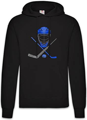 Urban Backwoods Ice Hockey Tools Hoodie Kapuzenpullover Sweatshirt Schwarz Größe XL