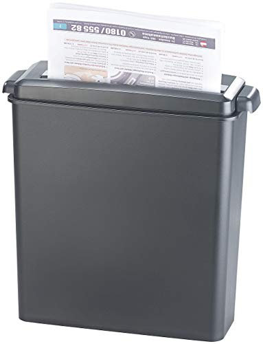 General Office Aktenschredder: Aktenvernichter für 6 Blatt A4 und Karten, Streifenschnitt, 8 Liter (Reißwolf, Papier Shredder, Auffangbehältern)