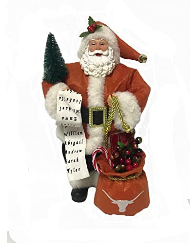 Santa's Workshop 30,5 cm Texas Longhorn Weihnachtsmann