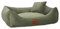 Leo4dog Hundebett Cord Waschbar Bezug Für kleine mittelgroße und große Hunde Hundekissen Hundesofa Hundekorb (Olive, M 80x60)