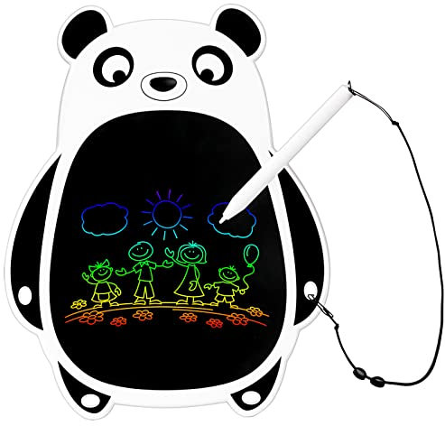 Hion Pizarra Electronica Para Niños 8,5 Pulgadas Tableta Escritura Niños Tablet LCD Tableta Escritura LCD Writing Tablet Pizarra Magica Tablet Para Dibujar Para Niños de 3 4 5 6 7 8 Años(Panda Blanco)
