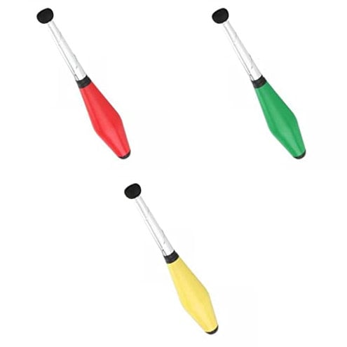 F Fityle 3 Jonglierkeulen Sticks Pins Comedy Play Toy Anfänger Clown