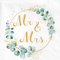 Sprinlot 40 Stück Servietten Hochzeit, Servietten Salbeigrün, Servietten Mr & Mrs, Servietten Eukalyptus Grün, Servietten Schön Dass Du Da Bist, Hochzeitsservietten Beutiful Wedding Tischdeko Hochzeit