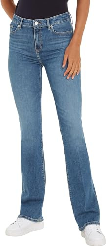 Tommy Hilfiger Damen Jeans Bootcut, Blau (Mel), 31W / 32L