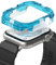 Ringke Fusion Bumper Compatible con Apple Watch Case, Apple Watch 9, 8, 7 (45mm) y Apple Watch 6, 5, 4, SE (44 mm) Cubierta de Doble Capa para Mujeres, Hombres - Neon Blue