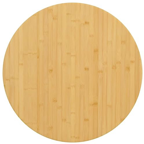 vidaXL Tischplatte, Ersatztischplatte für Couchtisch Beistelltisch Bartisch, Esstischplatte mit lackierter Oberfläche, Couchtischplatte Bambustischplatte, Bambus