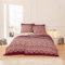 ESTELLA Mako Interlock Jersey Bettwäsche Khira Rubin 1 Bettbezug 155 x 220 cm + 1 Kissenbezug 80 x 80 cm