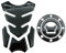 Motorrad Tank Aufkleber Motorrad Carbon Look Tankdeckel Pad Aufkleber für Suzuki GSF GSXR 600 750 1300 SV 1000 GSFT 1200 Bandit