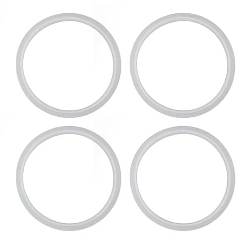 4PCS Water Sealing Ring, Water Filter O Ring, High Temperature Resistant Acids Alkalis Resistant Pressure Cooker Sealing Ring for Water Distiller, Etc (4L)