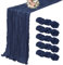 5er-Pack Käsetuch-Tischläufer, marineblauer Tischläufer, 3 m, Tischläufer, rustikale Gaze-Tischläufer für Hochzeit, Hochzeitsbogen, Party-Dekoration (90 x 300 cm)