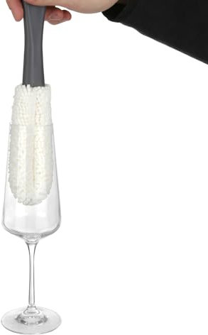 KASANOVA Spazzola per Flute e calici Grigio Utensili e Accessori