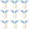 Blumomon 24Pcs Dinosaur wings Cupcake Toppers Baby Dinosaur Cupcake Picks Dino Theme Baby Shower Kids Birthday Party Cake Decorations Supplies